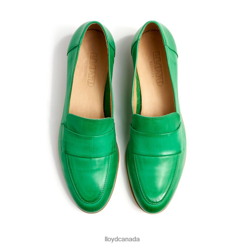 LEATHER SLIPPER LLOYD Women green R084ZF1120 Shoes