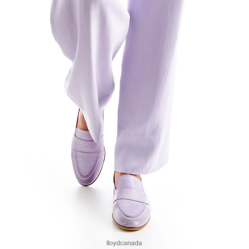LEATHER SLIPPER LLOYD Women purple R084ZF1128 Shoes