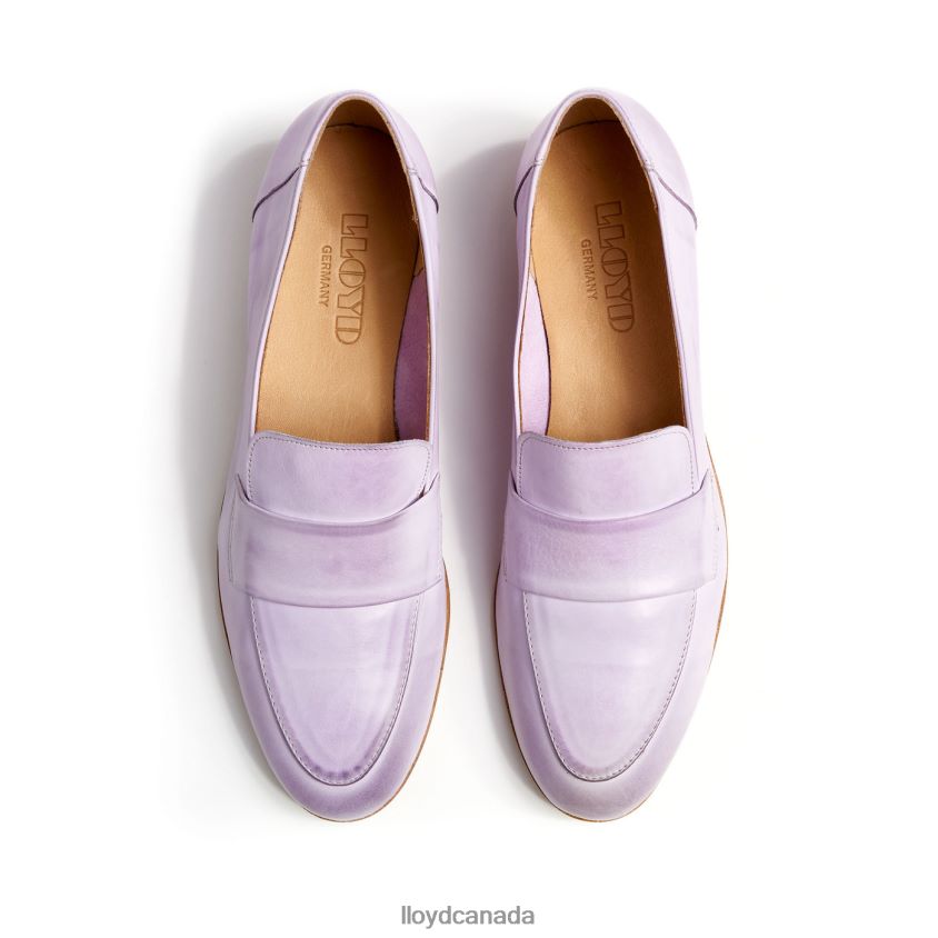LEATHER SLIPPER LLOYD Women purple R084ZF1128 Shoes