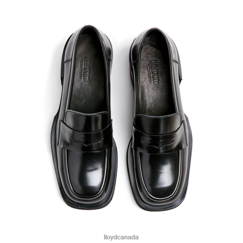 LEATHER SLIP ON SLIPPER LLOYD Women black R084ZF1113 Shoes