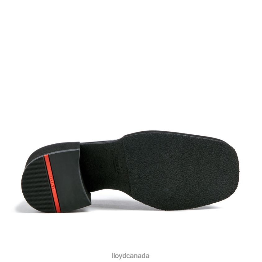 LEATHER SLIP ON SLIPPER LLOYD Women black R084ZF1113 Shoes