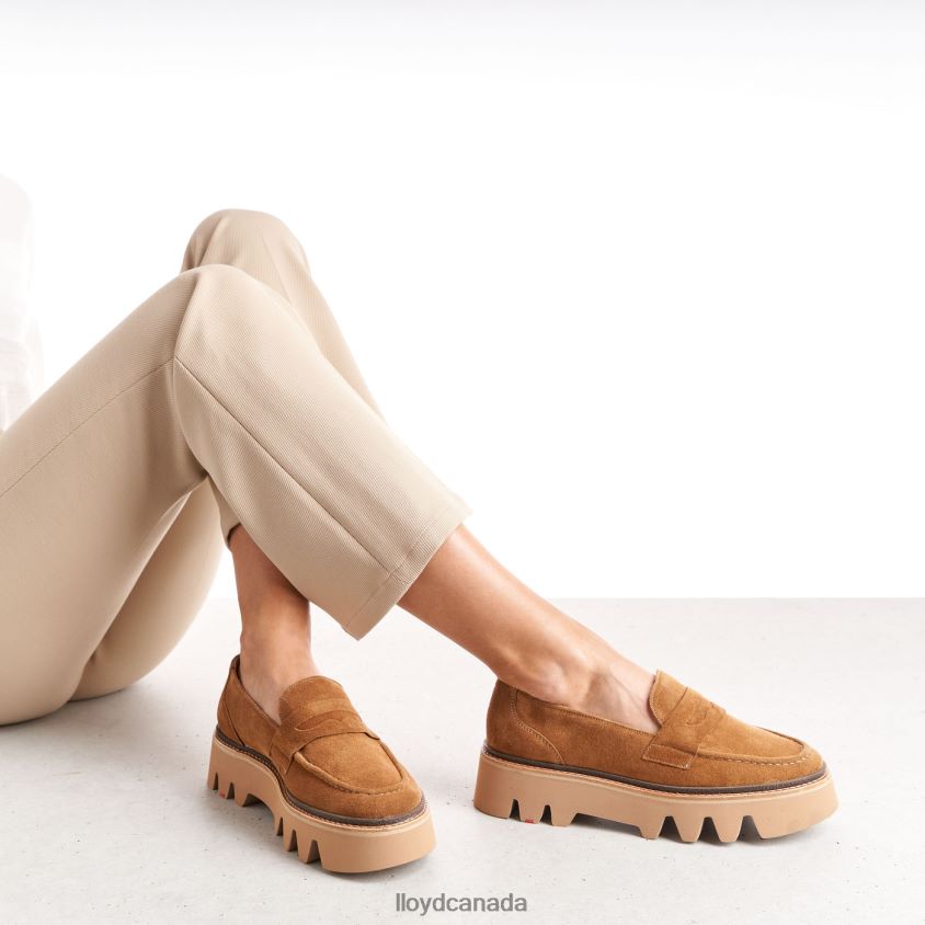 LEATHER SLIP-ON SLIPPER LLOYD Women brown R084ZF1055 Shoes