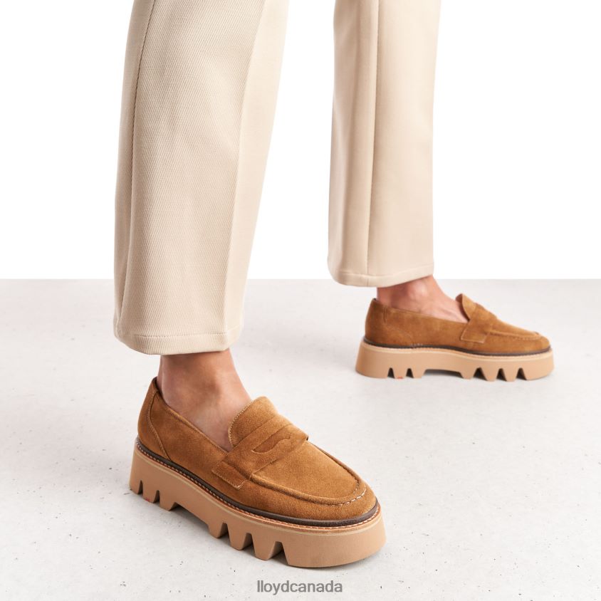 LEATHER SLIP-ON SLIPPER LLOYD Women brown R084ZF1055 Shoes