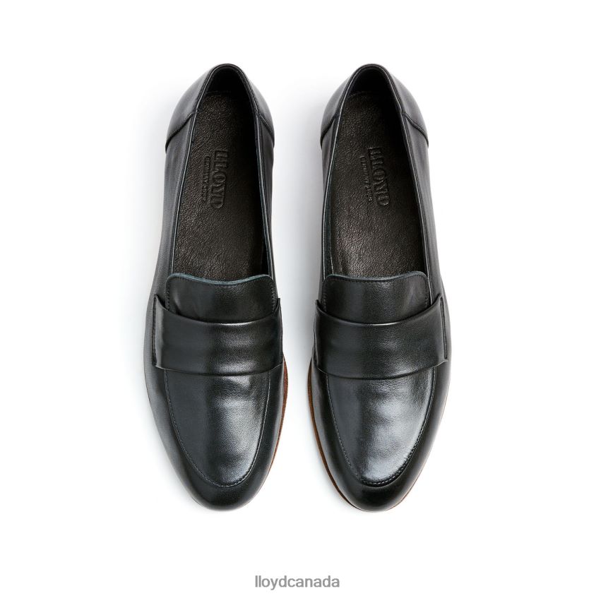 ROUGH LEATHER SLIP-ON SLIPPER LLOYD Women black R084ZF1005 Shoes