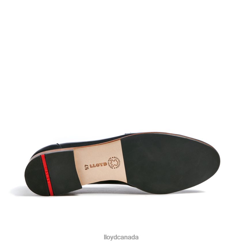 ROUGH LEATHER SLIP-ON SLIPPER LLOYD Women black R084ZF1005 Shoes