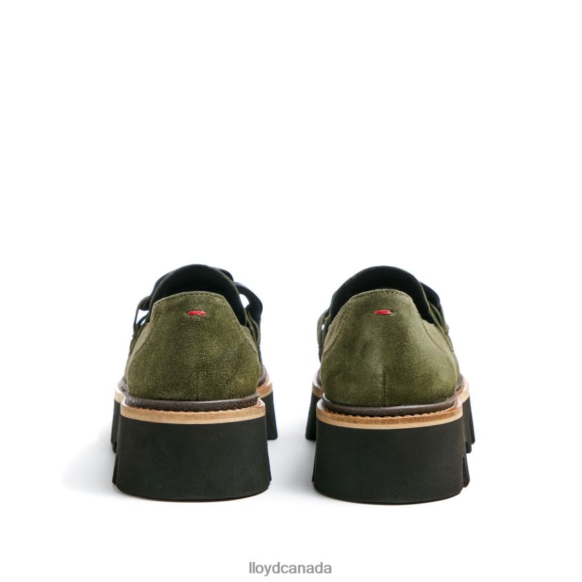 ROUGH LEATHER SLIP-ON SLIPPER LLOYD Women green R084ZF1019 Shoes