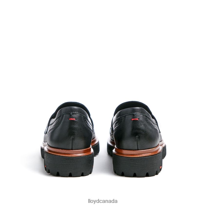 SLIP ON LEATHER SLIPPER LLOYD Women black R084ZF1116 Shoes