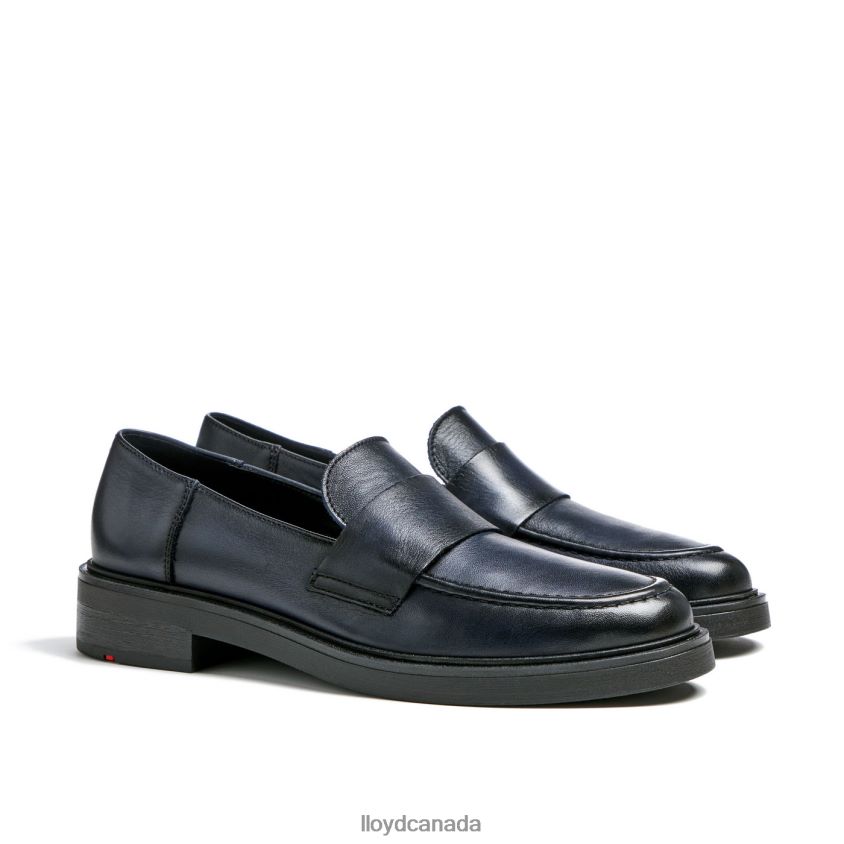 SLIP ON LEATHER SLIPPER LLOYD Women blue R084ZF1108 Shoes