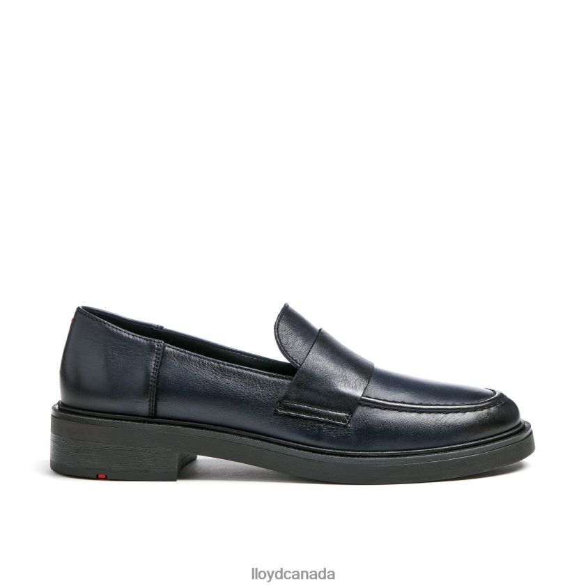 SLIP ON LEATHER SLIPPER LLOYD Women blue R084ZF1108 Shoes