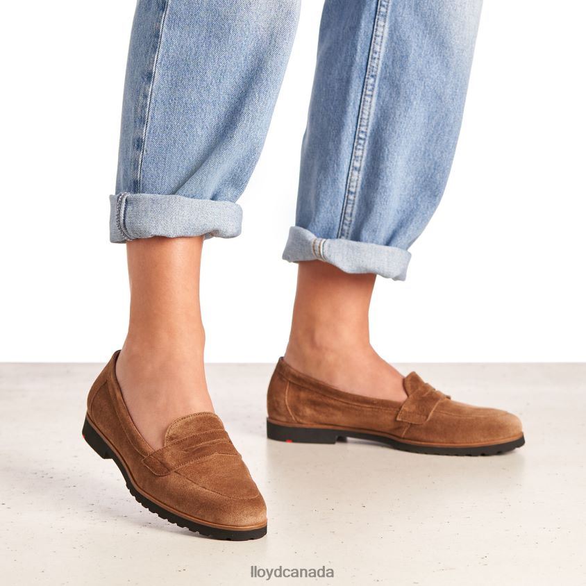 SLIP ON LEATHER SLIPPER LLOYD Women brown R084ZF1148 Shoes