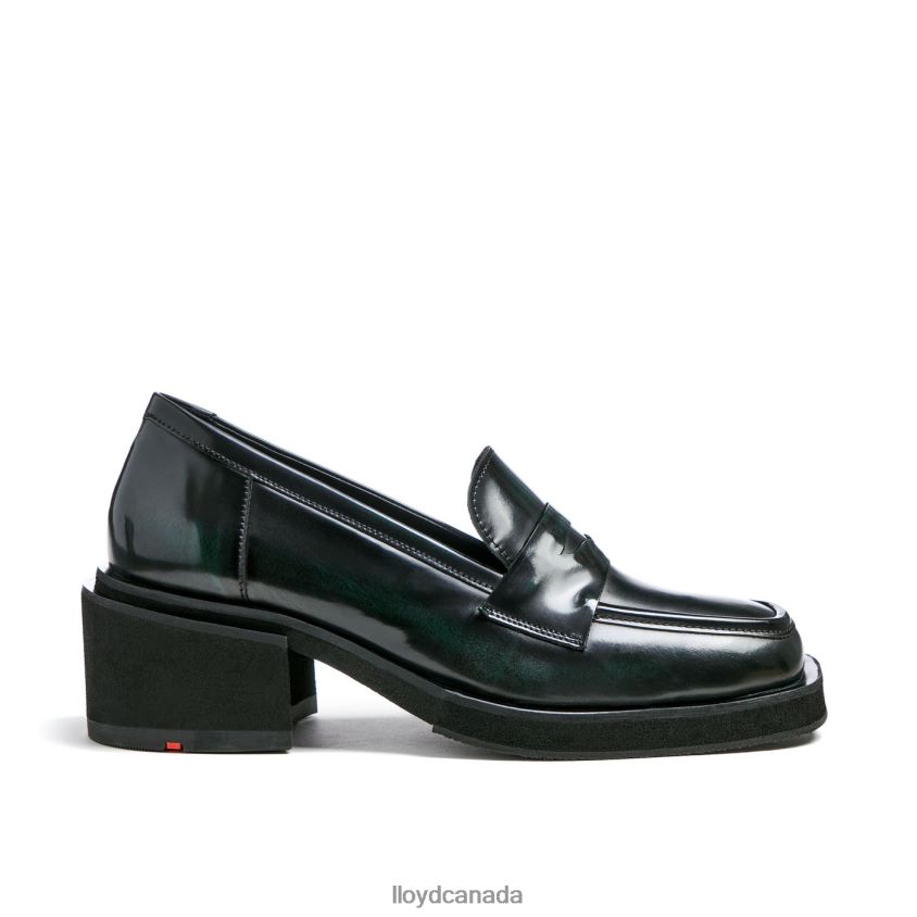 SLIP ON LEATHER SLIPPER LLOYD Women green R084ZF1114 Shoes