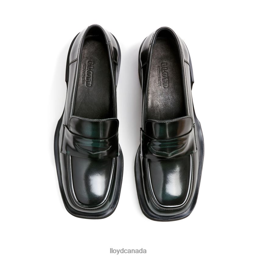 SLIP ON LEATHER SLIPPER LLOYD Women green R084ZF1114 Shoes