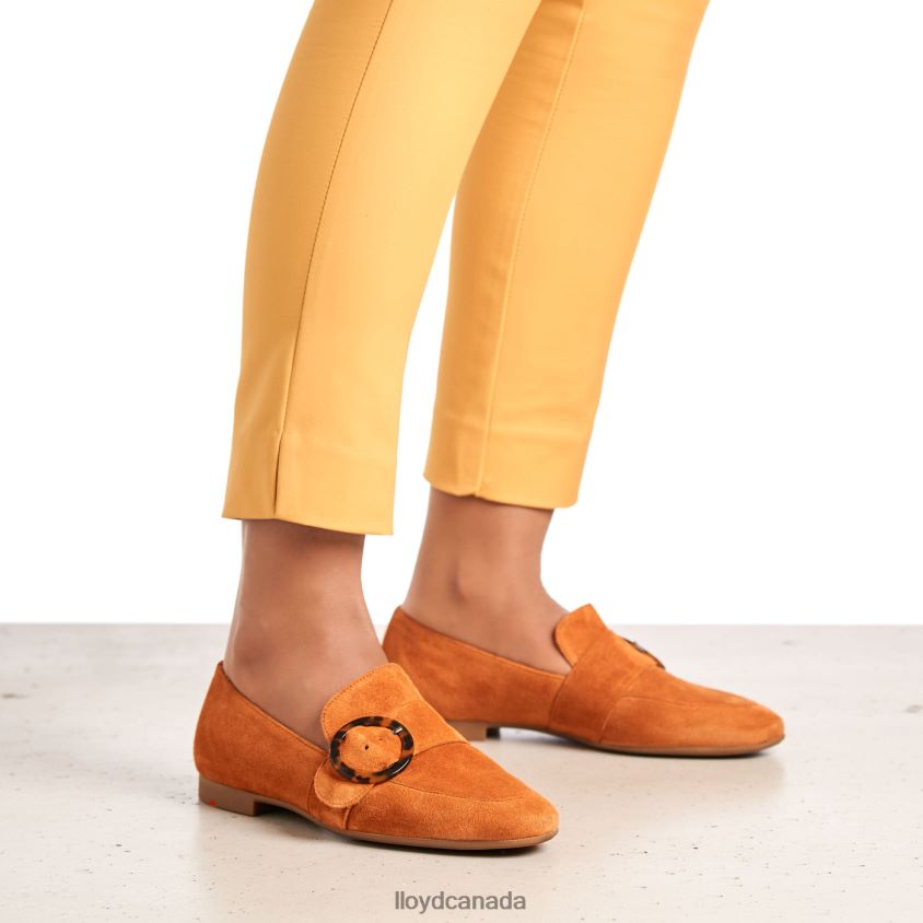 SLIP ON LEATHER SLIPPER LLOYD Women red R084ZF1140 Shoes