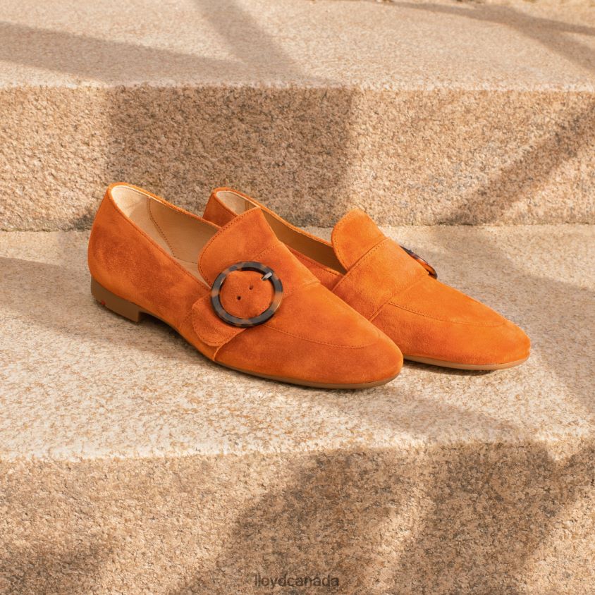 SLIP ON LEATHER SLIPPER LLOYD Women red R084ZF1140 Shoes