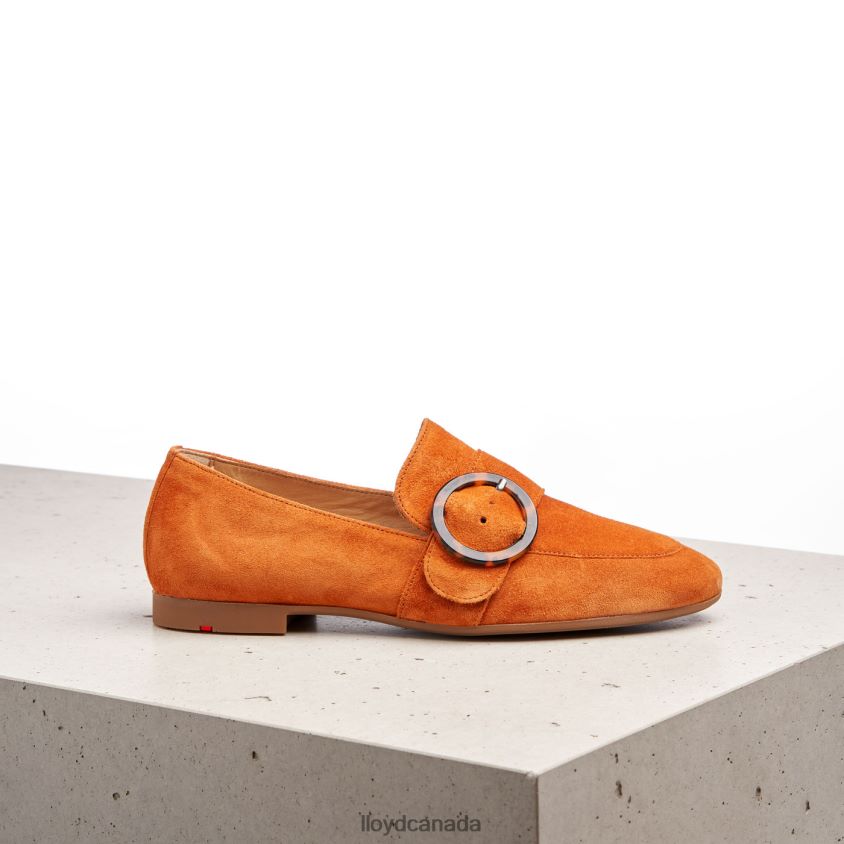 SLIP ON LEATHER SLIPPER LLOYD Women red R084ZF1140 Shoes