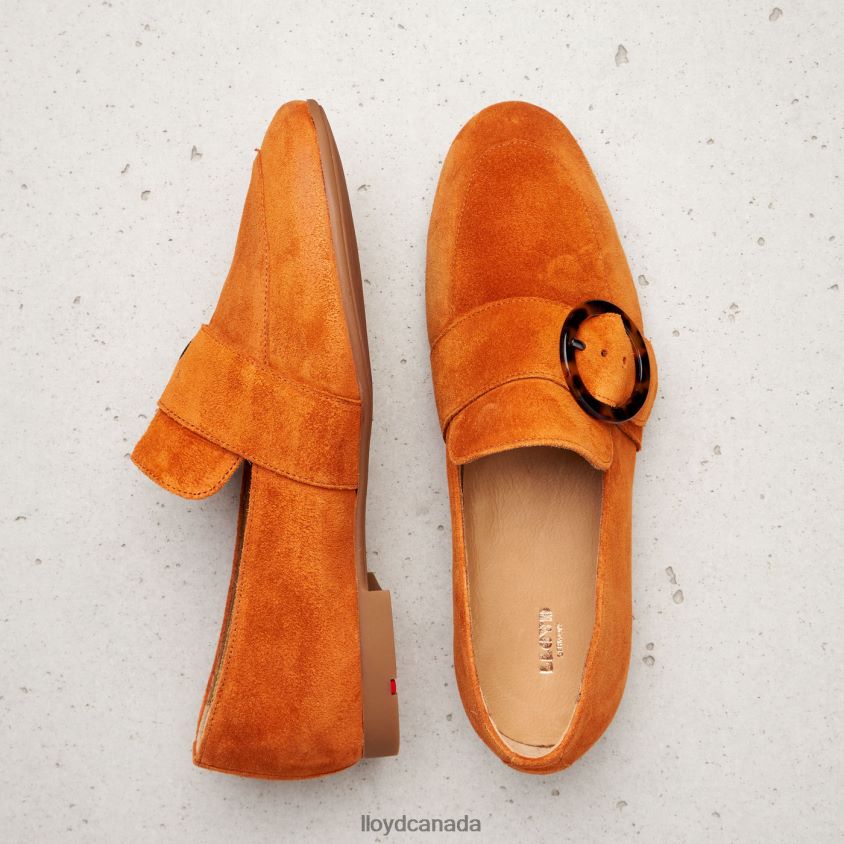 SLIP ON LEATHER SLIPPER LLOYD Women red R084ZF1140 Shoes