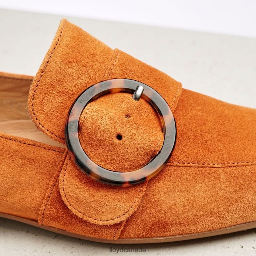 SLIP ON LEATHER SLIPPER LLOYD Women red R084ZF1140 Shoes