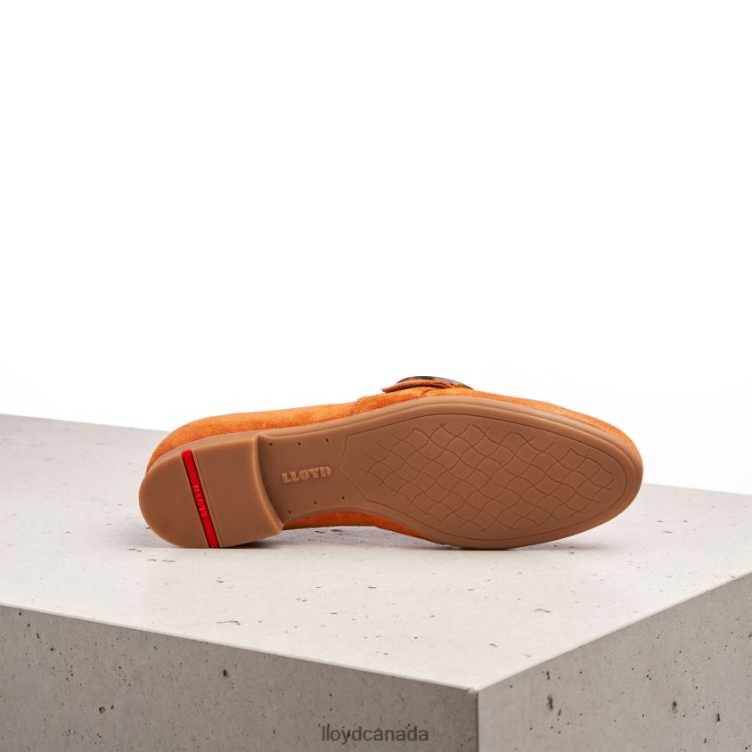 SLIP ON LEATHER SLIPPER LLOYD Women red R084ZF1140 Shoes