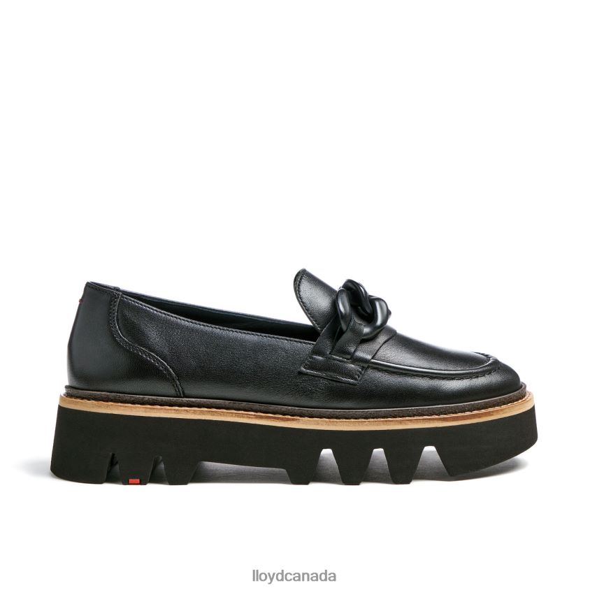 SMOOTH LEATHER SLIP-ON SLIPPER LLOYD Women black R084ZF1018 Shoes