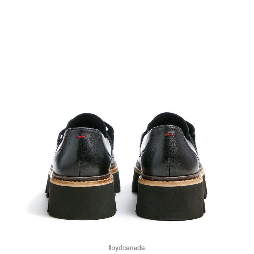 SMOOTH LEATHER SLIP-ON SLIPPER LLOYD Women black R084ZF1018 Shoes