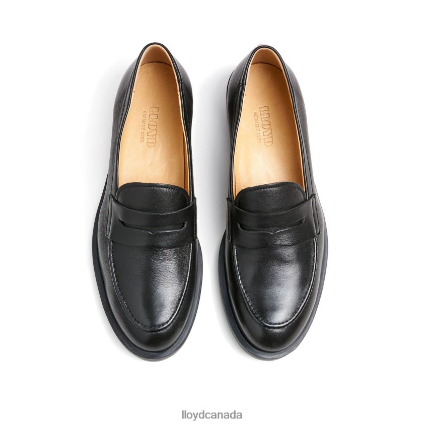SMOOTH LEATHER SLIP-ON SLIPPER LLOYD Women black R084ZF1025 Shoes