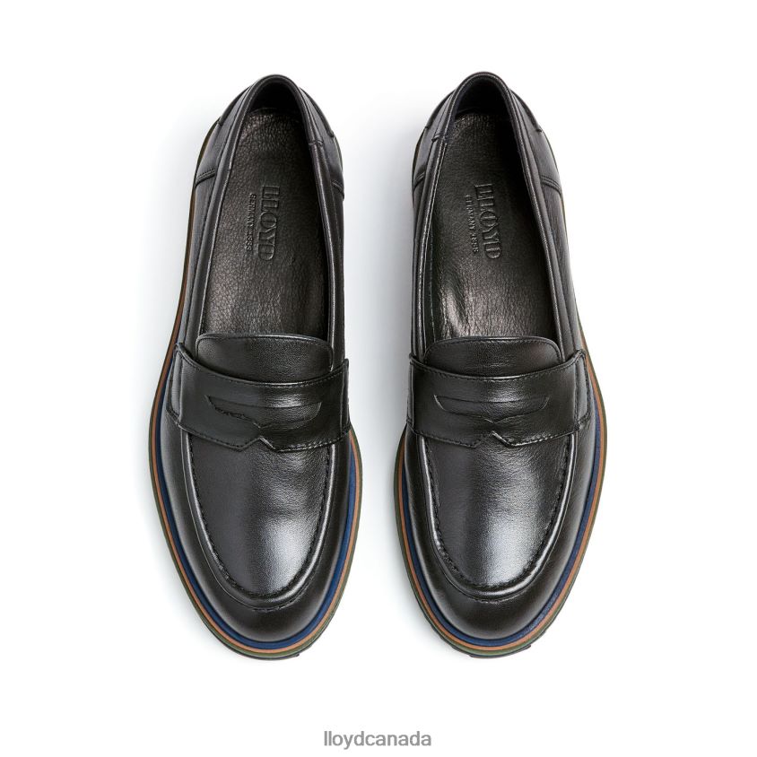 SMOOTH LEATHER SLIP-ON SLIPPER LLOYD Women black R084ZF1046 Shoes
