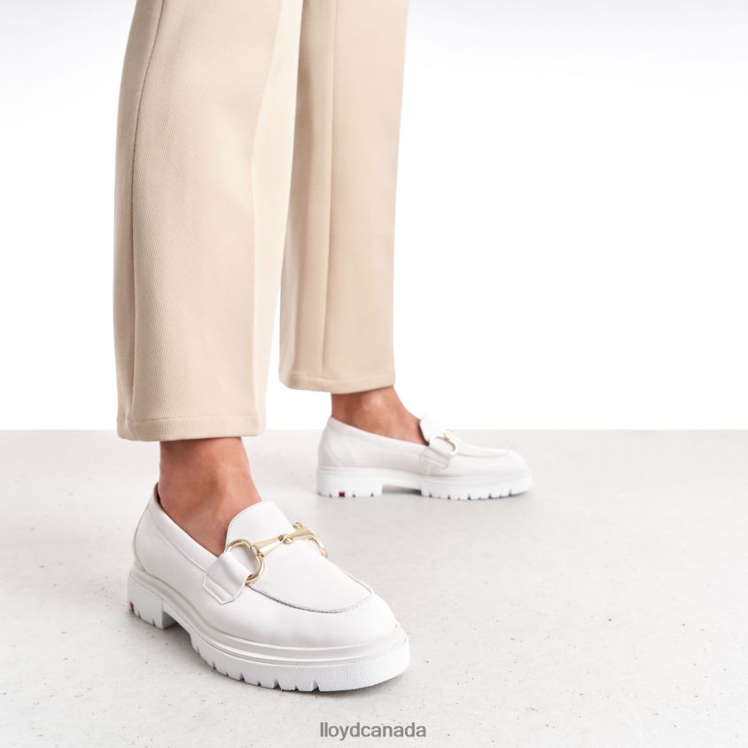 SMOOTH LEATHER SLIP-ON SLIPPER LLOYD Women white R084ZF1011 Shoes