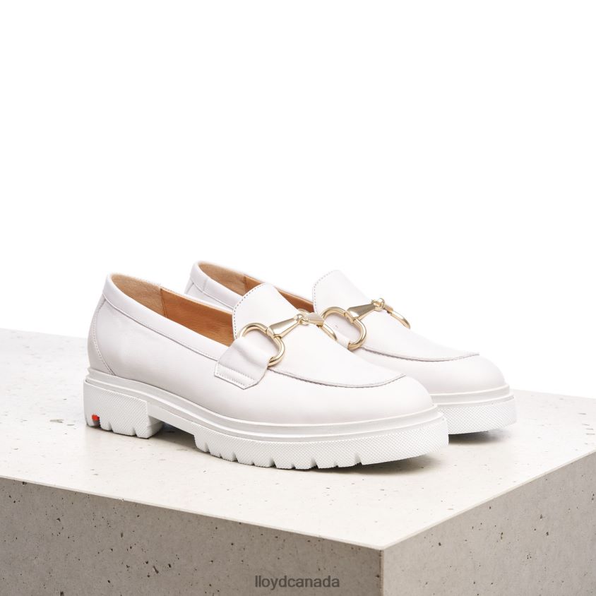 SMOOTH LEATHER SLIP-ON SLIPPER LLOYD Women white R084ZF1011 Shoes