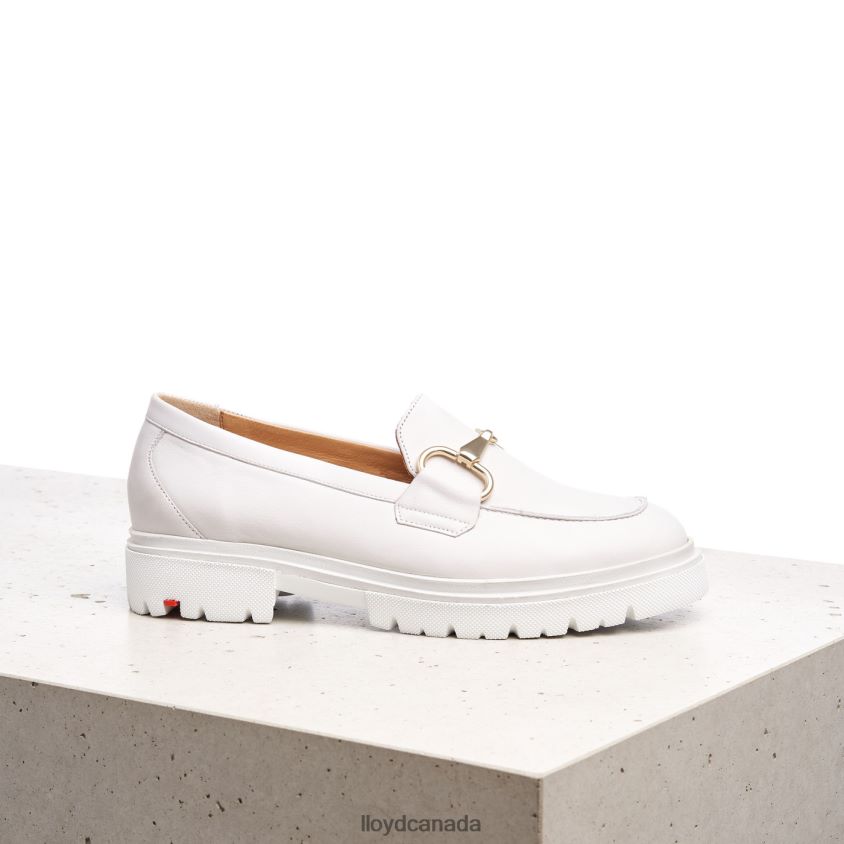 SMOOTH LEATHER SLIP-ON SLIPPER LLOYD Women white R084ZF1011 Shoes