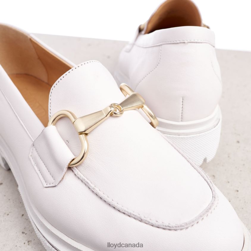 SMOOTH LEATHER SLIP-ON SLIPPER LLOYD Women white R084ZF1011 Shoes