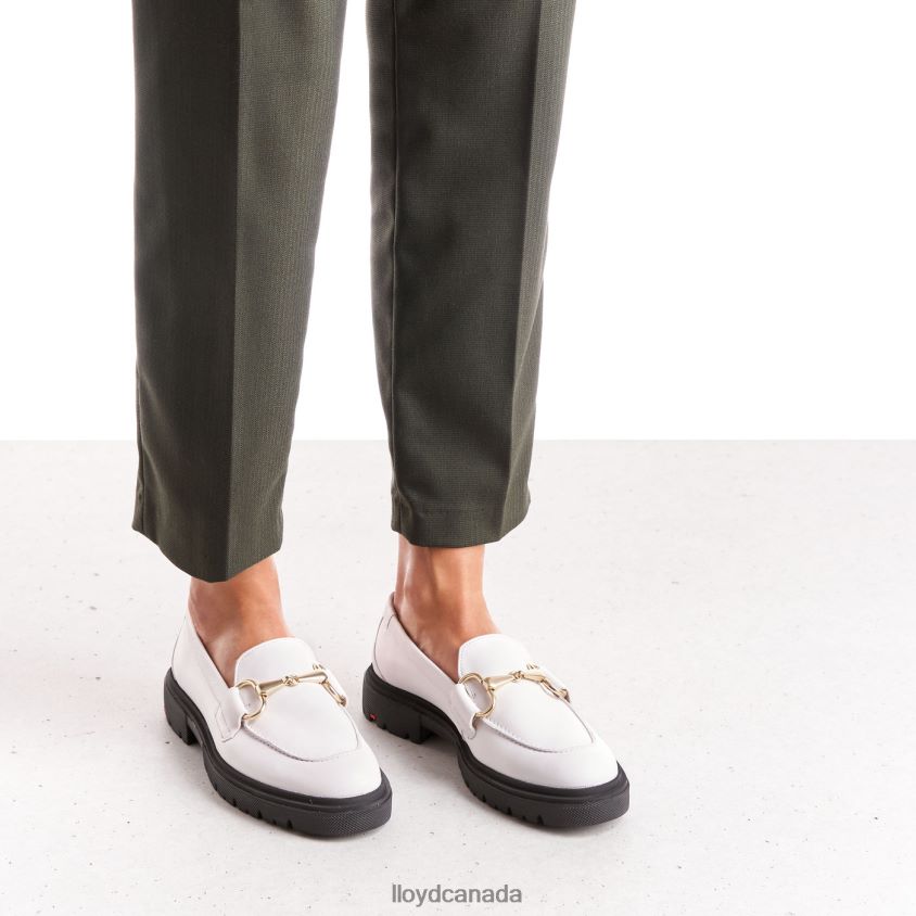 SMOOTH LEATHER SLIP-ON SLIPPER LLOYD Women white R084ZF1034 Shoes