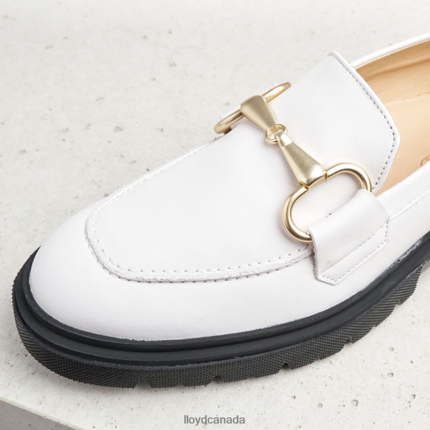 SMOOTH LEATHER SLIP-ON SLIPPER LLOYD Women white R084ZF1034 Shoes