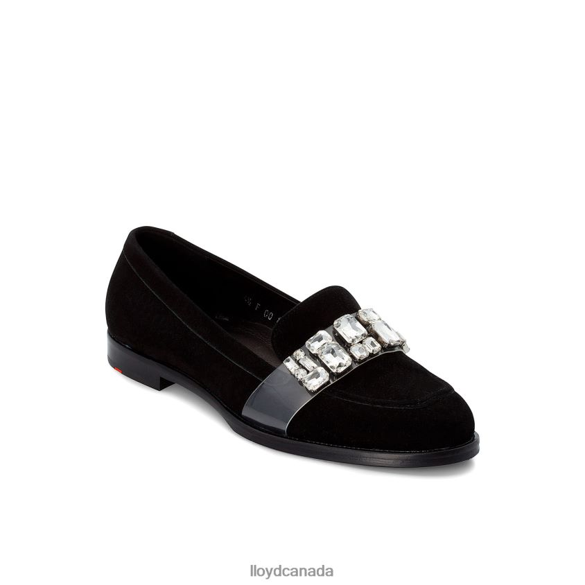 SUEDE SLIPPER LLOYD Women black R084ZF1138 Shoes