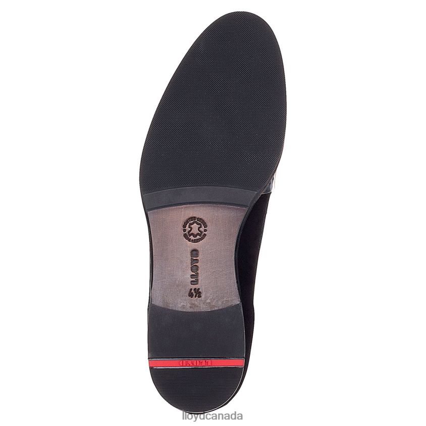 SUEDE SLIPPER LLOYD Women black R084ZF1138 Shoes