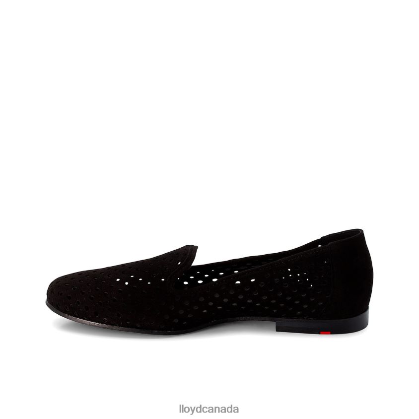 SUEDE SLIPPER LLOYD Women black R084ZF1145 Shoes