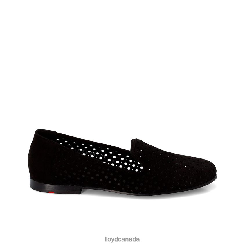 SUEDE SLIPPER LLOYD Women black R084ZF1145 Shoes