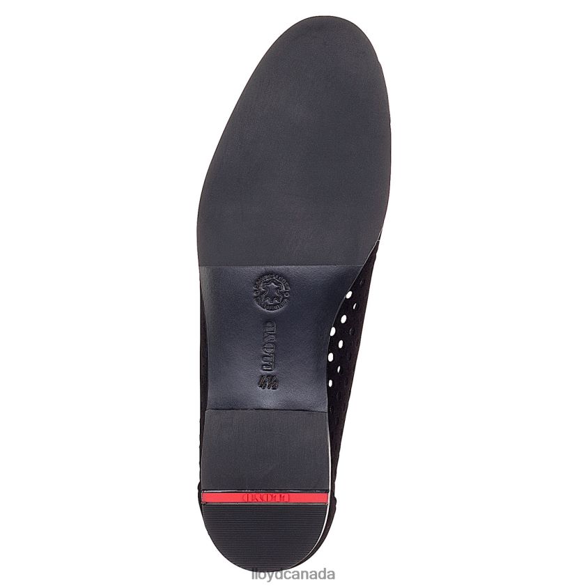 SUEDE SLIPPER LLOYD Women black R084ZF1145 Shoes