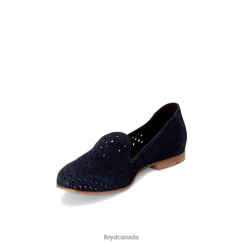 SUEDE SLIPPER LLOYD Women blue R084ZF1150 Shoes