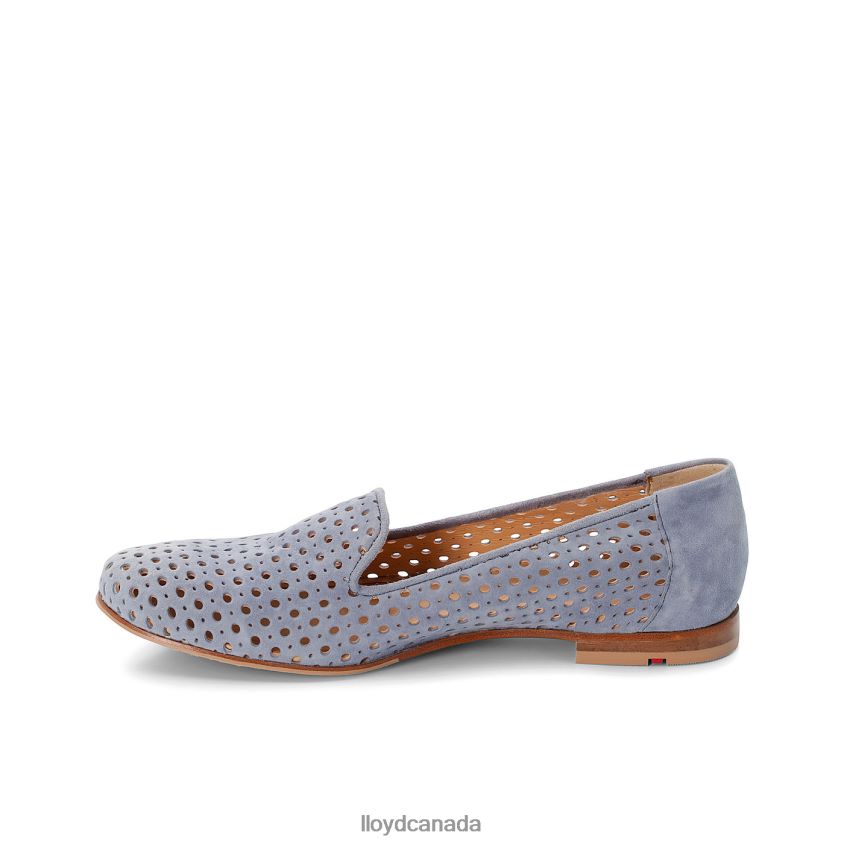 SUEDE SLIPPER LLOYD Women blue R084ZF1151 Shoes