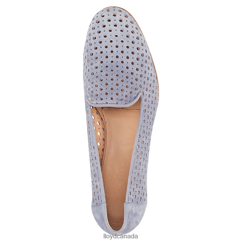 SUEDE SLIPPER LLOYD Women blue R084ZF1151 Shoes