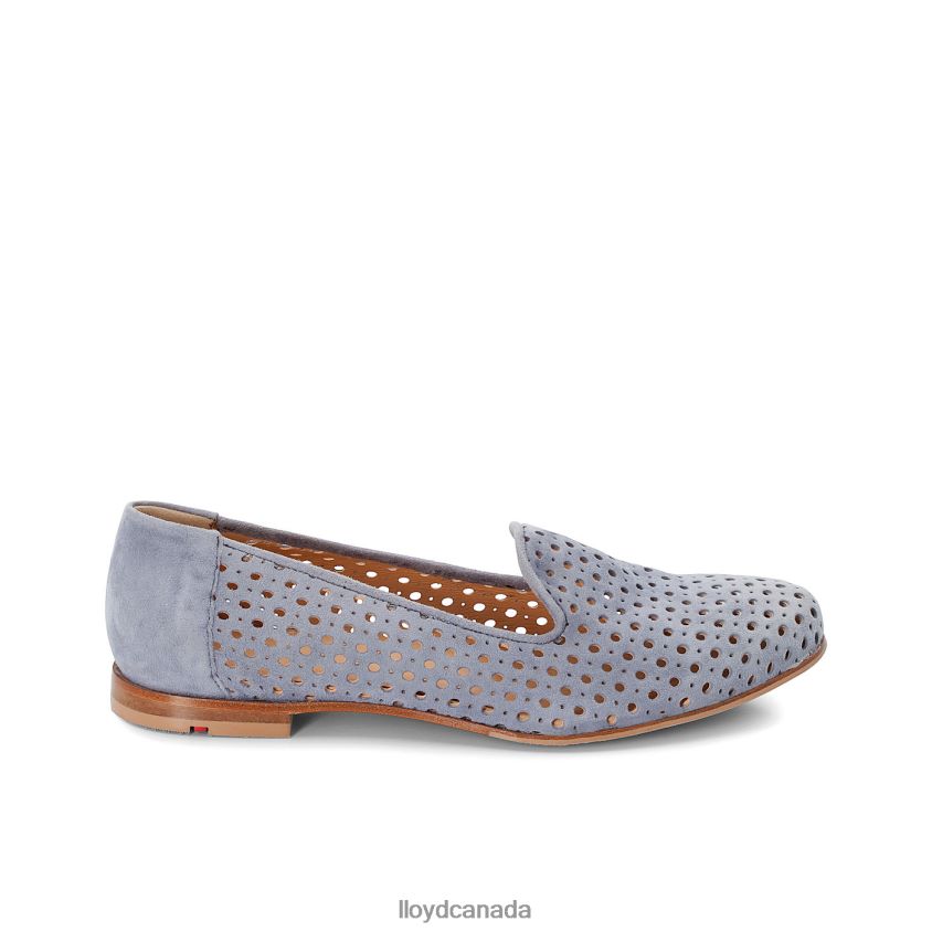 SUEDE SLIPPER LLOYD Women blue R084ZF1151 Shoes