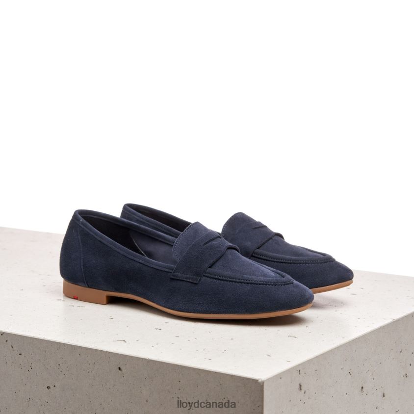 SUEDE SLIPPER LLOYD Women blue R084ZF1152 Shoes