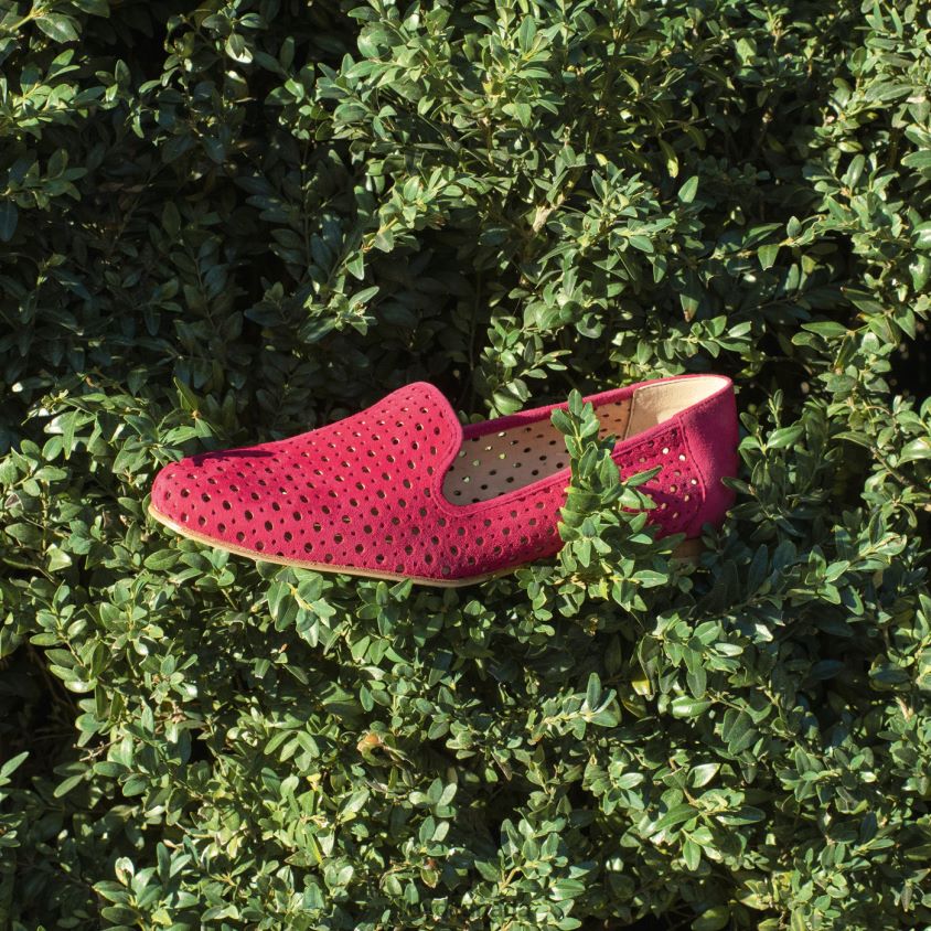 SUEDE SLIPPER LLOYD Women red R084ZF1141 Shoes