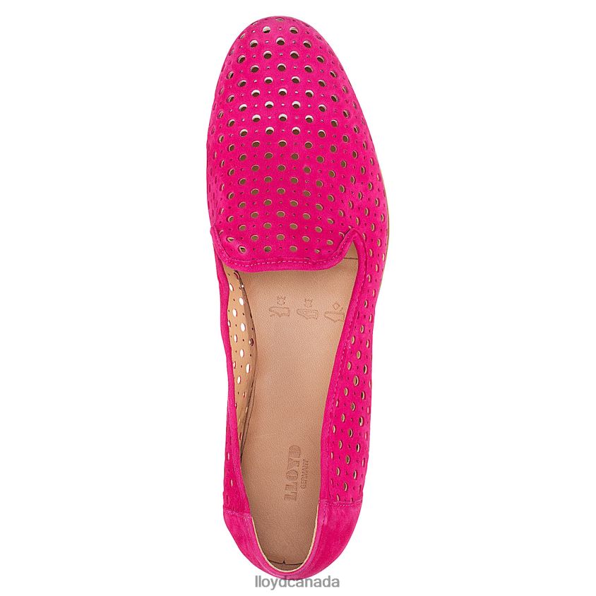 SUEDE SLIPPER LLOYD Women red R084ZF1141 Shoes