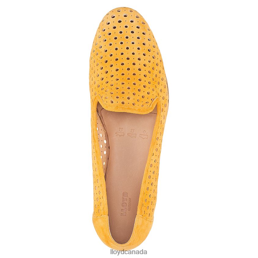 SUEDE SLIPPER LLOYD Women yellow R084ZF1149 Shoes