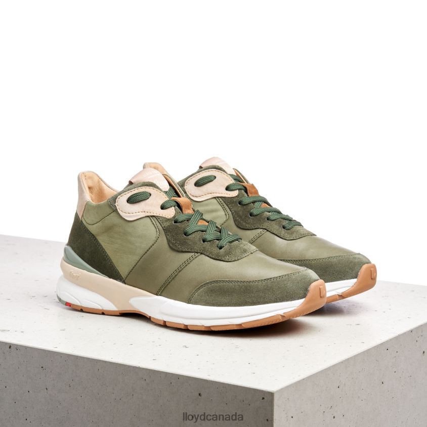 LEATHER LOW TOP SNEAKERS LLOYD Women green R084ZF767 Shoes