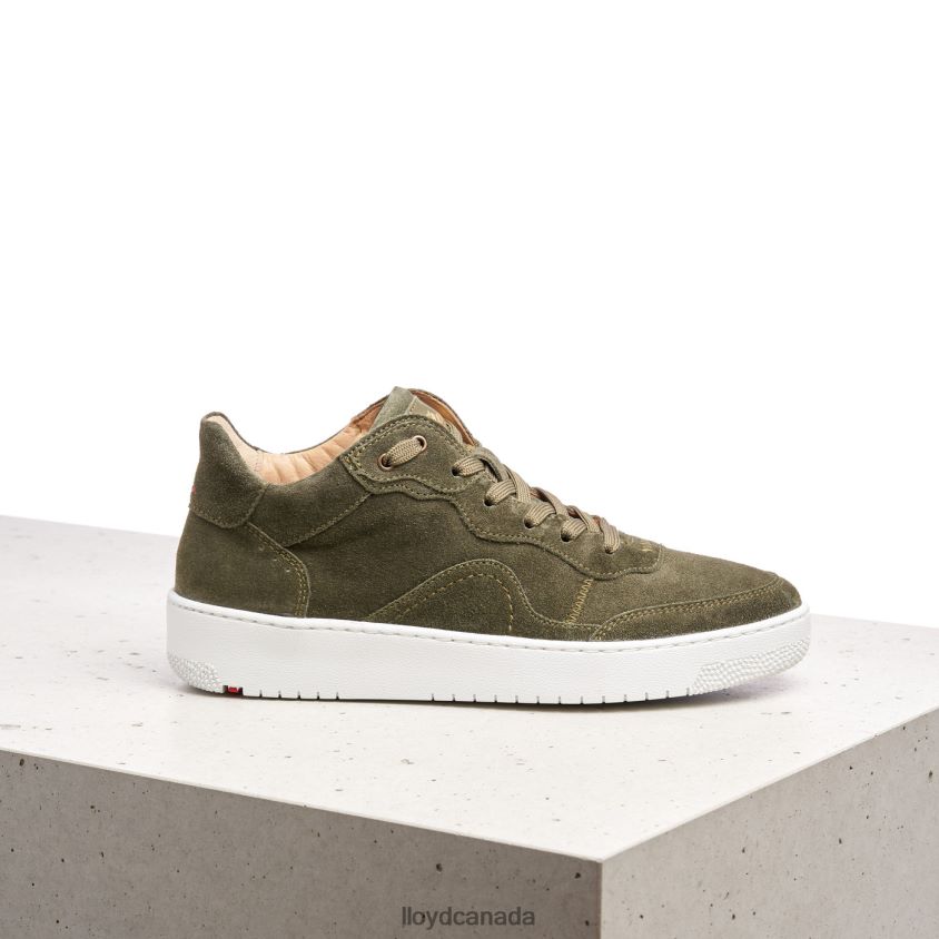 LEATHER LOW TOP SNEAKERS LLOYD Women green R084ZF768 Shoes
