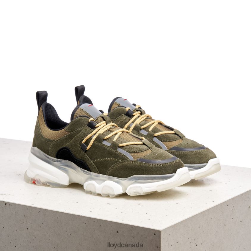 LEATHER LOW TOP SNEAKERS LLOYD Women green R084ZF780 Shoes