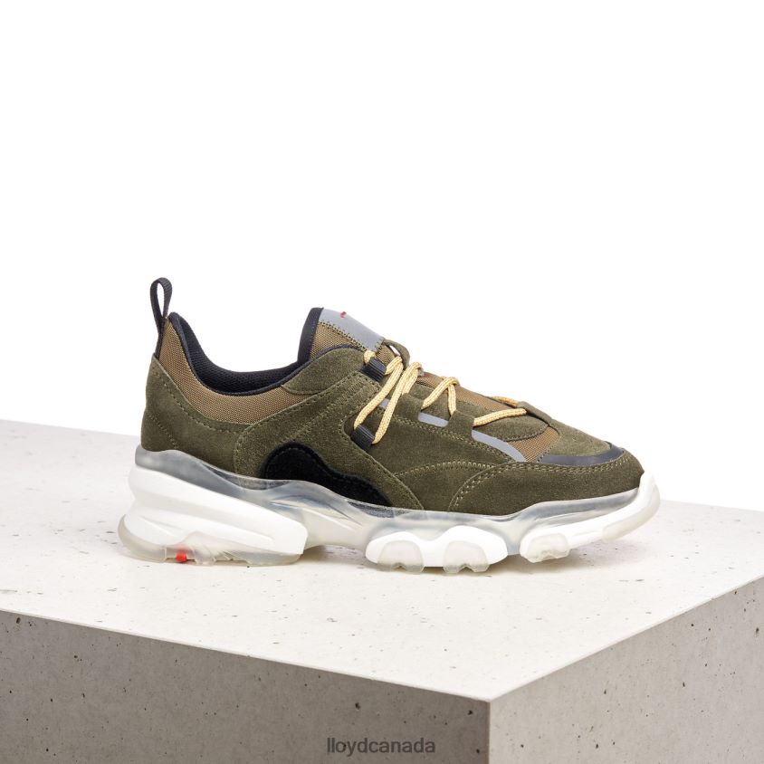 LEATHER LOW TOP SNEAKERS LLOYD Women green R084ZF780 Shoes