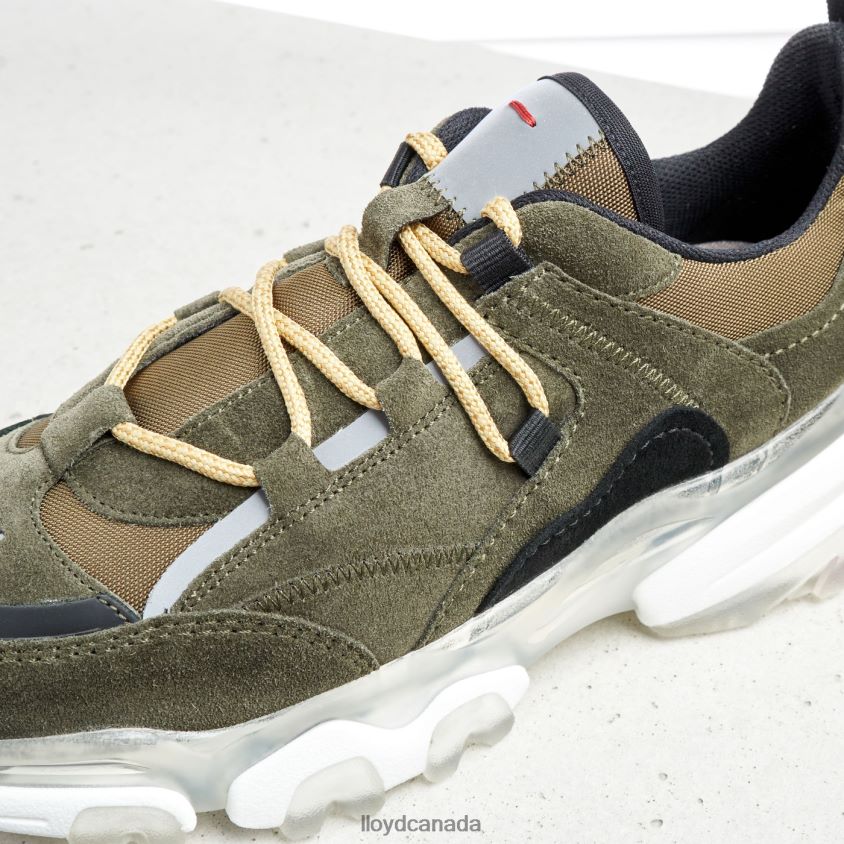 LEATHER LOW TOP SNEAKERS LLOYD Women green R084ZF780 Shoes